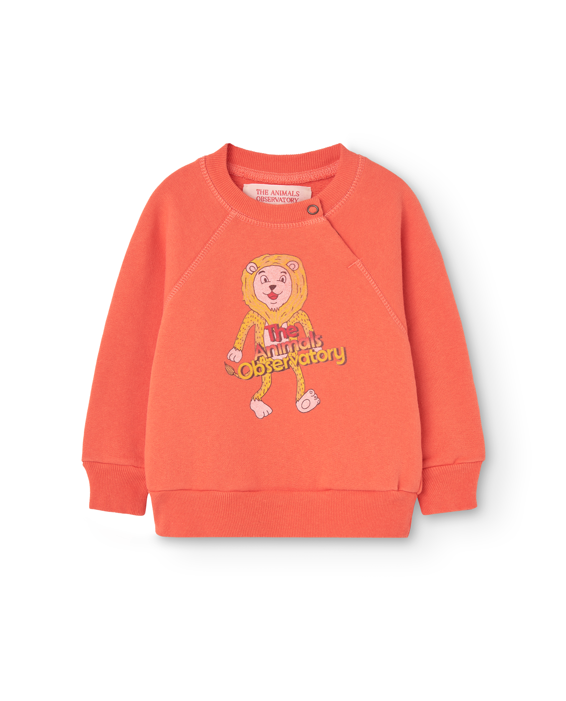 【The Animals Observatory】JACKAL BABY SWEATSHIRT Salmon