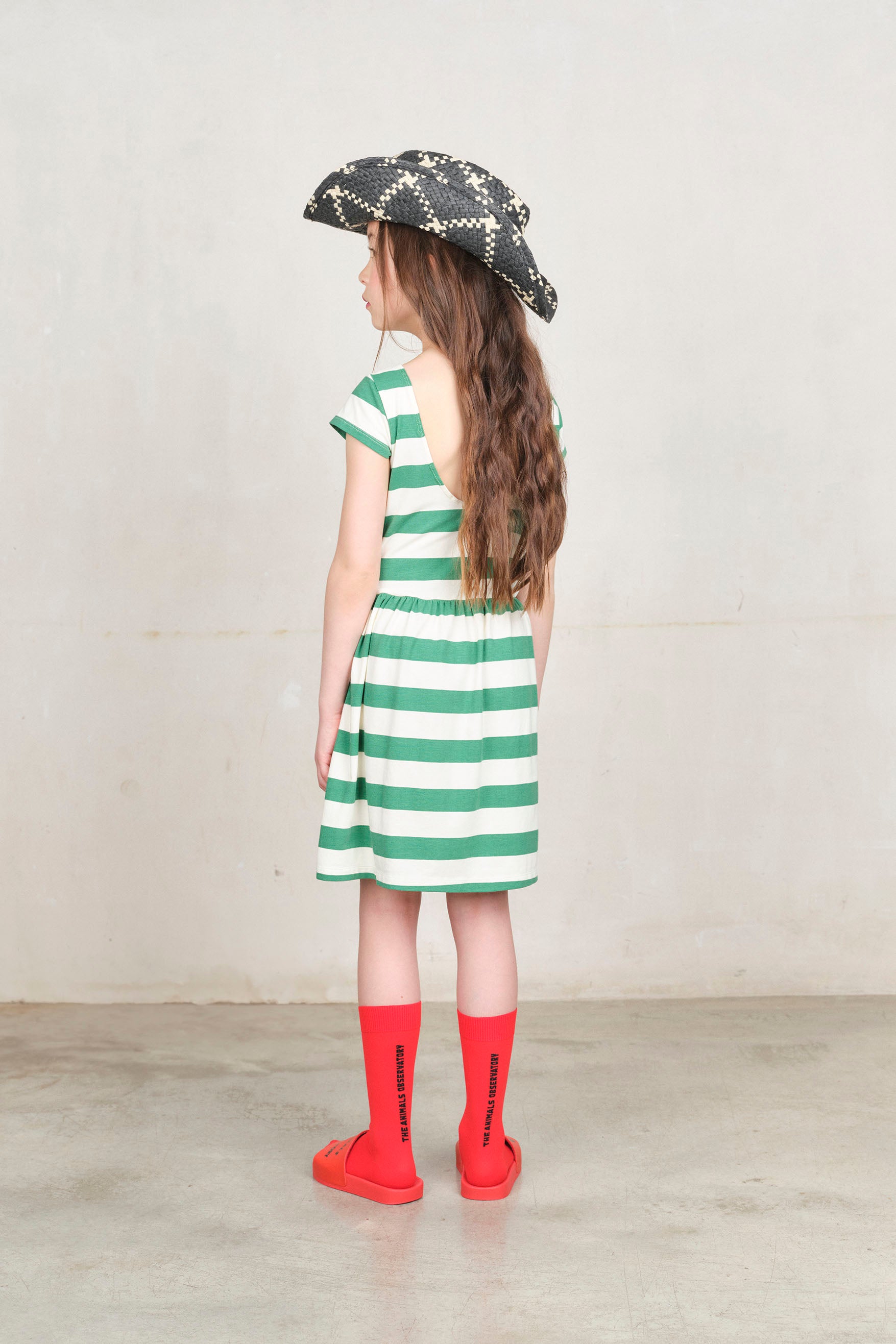 【The Animals Observatory】SNAIL KID SOCKS Red